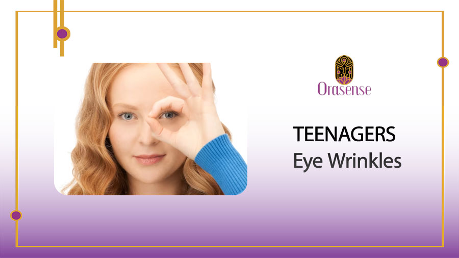 Teenagers Eye Wrinkles