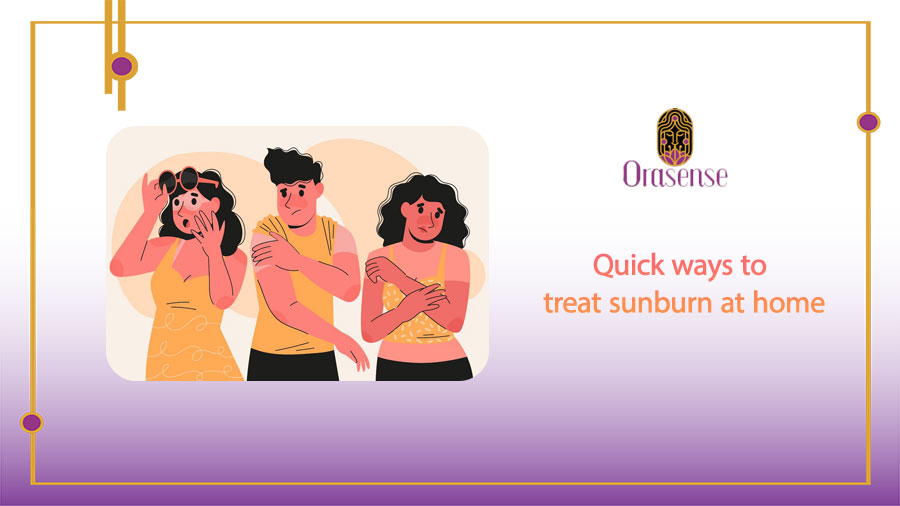 Quick and easy ways to treat sunburn at home